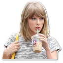 ☕ emoji Taylor Swift Telegram sticker 24 of 29