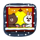 Sticker from brown and cony's love supercharged