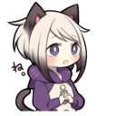 🙎 emoji siamese neko Telegram sticker 23 of 40