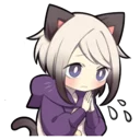 😥 emoji siamese neko Telegram sticker 8 of 40
