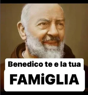 Sticker from padre pio - @firmamento