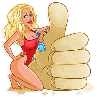 👍 emoji Girls @english_world_chatting Telegram sticker 20 of 120