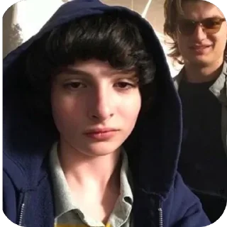 🫥 emoji Finn Wolfhard🫦 Telegram sticker 6 of 58