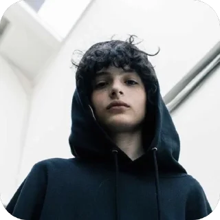 🫥 emoji Finn Wolfhard🫦 Telegram sticker 23 of 58