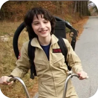 🫥 emoji Finn Wolfhard🫦 Telegram sticker 11 of 58