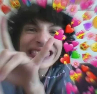 🎸 emoji finn wolfhard @as_power Telegram sticker 21 of 55