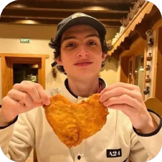 🫥 emoji Finn Wolfhard🫦 Telegram sticker 20 of 58