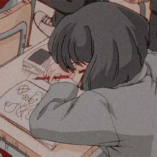 🥱 emoji Anime Mix By @ToxicMemory Telegram sticker 6 of 120
