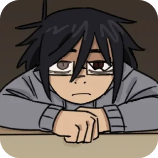 😶 emoji Shiro sfa | @pwyo0 Telegram sticker 18 of 70