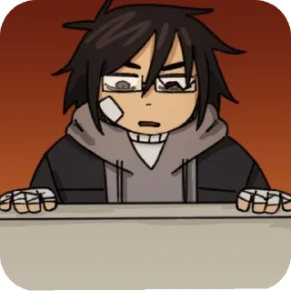 😒 emoji Shiro sfa | @pwyo0 Telegram sticker 5 of 70