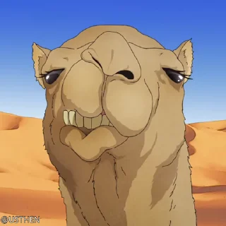🐫 emoji @usthen Kaguya-sama: Love Is War Telegram sticker 7 of 20