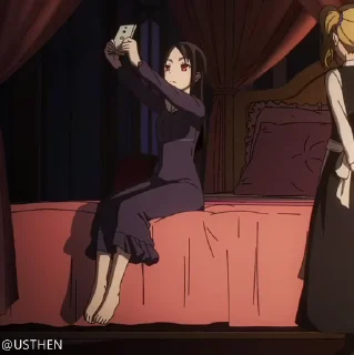 🤳 emoji @usthen Kaguya-sama: Love Is War Telegram sticker 11 of 20