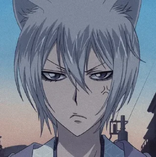😕 emoji Tomoe @Animecouplegallery Telegram sticker 11 of 61