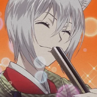 😄 emoji Tomoe @Animecouplegallery Telegram sticker 13 of 61