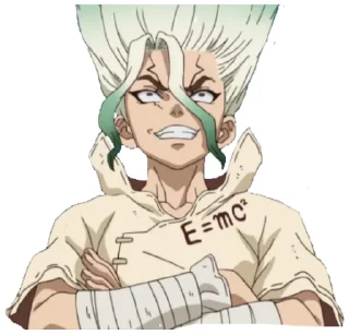 Sticker from Senku