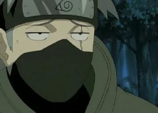 😒 emoji Kakashi Telegram sticker 12 of 16