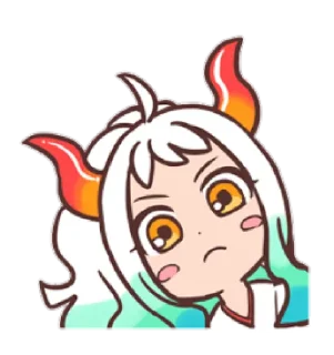 😐 emoji Yamato official Telegram sticker 9 of 25