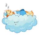 😪 emoji Weather people stamp Telegram sticker 24 of 41