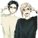 🤓 emoji Akutagawa Ryunosuke by Roka Telegram sticker 17 of 120