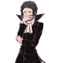🙊 emoji Akutagawa Ryunosuke by Roka Telegram sticker 18 of 120