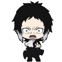 😠 emoji Akutagawa Ryunosuke by Roka Telegram sticker 15 of 120