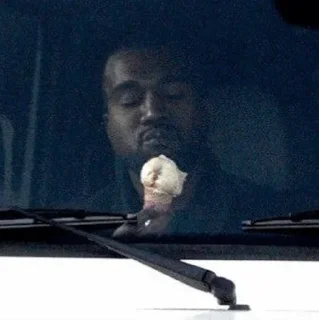 😐 emoji 'Kanye West | @iStickerLand, Telegram sticker 10 of 56