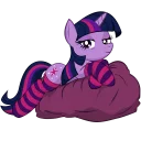 😏 emoji Pony Socks Telegram sticker 6 of 36