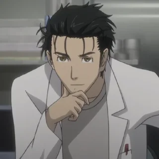 ⌛️ emoji Okabe Rintarou [@TodorokiShouto] Telegram sticker 15 of 90