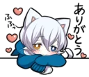 😏 emoji WHITE KITTEN 4 Telegram sticker 17 of 40