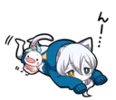 💬 emoji WHITE KITTEN 4 Telegram sticker 18 of 40