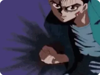 🌟 emoji Sebastian's Yu Yu Hakusho love Telegram sticker 20 of 25