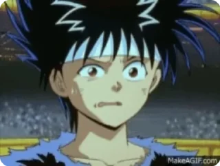 🤬 emoji Sebastian's Yu Yu Hakusho love Telegram sticker 19 of 25