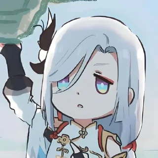 ❄️ emoji Chibi Genshin 1 ᴮʸ @Amaa_San Telegram sticker 19 of 120
