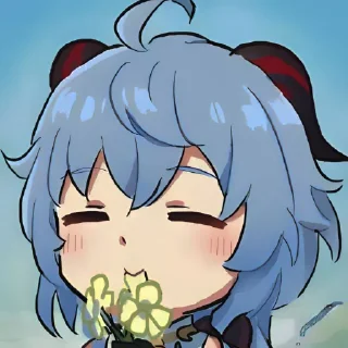 ❄️ emoji Chibi Genshin 1 ᴮʸ @Amaa_San Telegram sticker 14 of 120