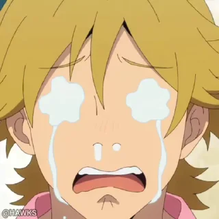 😭 emoji Kazuki (@TodorokiShouto) Telegram sticker 24 of 38