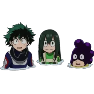 😮 emoji My hero academia Telegram sticker 19 of 30