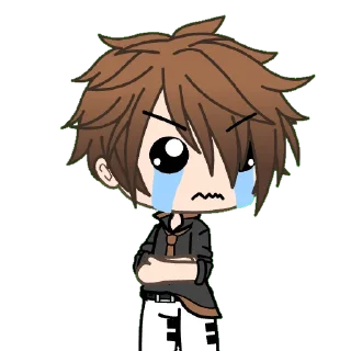 😭 emoji ~Gacha Life~ Telegram sticker 5 of 35