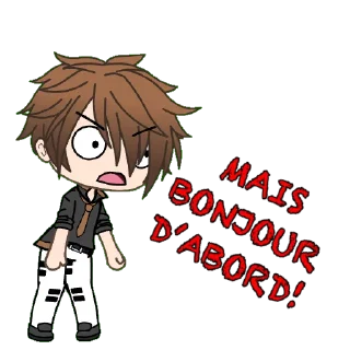 😐 emoji ~Gacha Life~ Telegram sticker 23 of 35