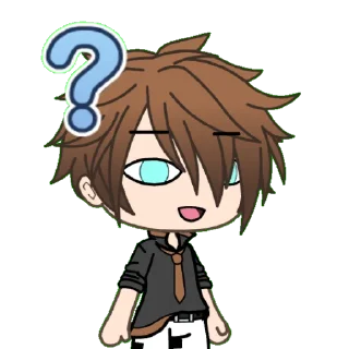 ❓ emoji ~Gacha Life~ Telegram sticker 24 of 35