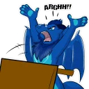 😤 emoji Exodus Arias General Telegram sticker 7 of 15