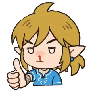 👍 emoji Link & Zelda (@thehyrulefantasyita) Telegram sticker 6 of 20