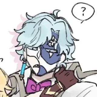 ❔ emoji дотторе любимка @yxybimbam Telegram sticker 17 of 95