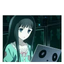 😕 emoji Yuuko Shionji @Nekosticker Telegram sticker 9 of 16