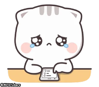 🥺 emoji @MHStickers Kawaii Neko Chan 3 Telegram sticker 17 of 25