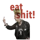 🖕 emoji Punk Telegram sticker 8 of 21