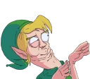 😰 emoji Legend of Zelda Telegram sticker 9 of 63