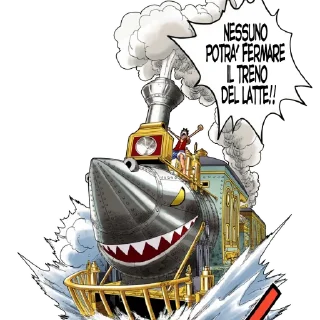 🚂 emoji OnePiece - AkaSneeze Telegram sticker 23 of 30