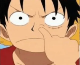 🤔 emoji OnePiece Telegram sticker 10 of 102