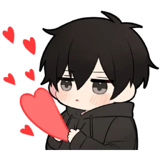 🖤 emoji Low Tension Couple [@TodorokiShouto] Telegram sticker 12 of 120