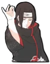 😌 emoji UCHIHA ITACHI [รקร] Telegram sticker 16 of 120